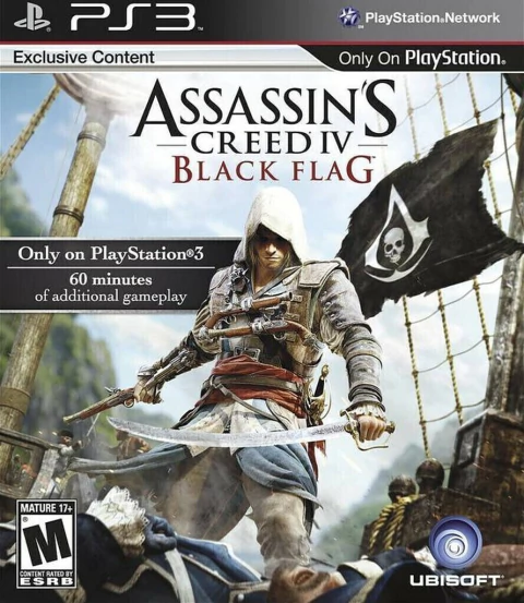 PS3 ASSASSIN'S CREED IV BLACK FLAG USADO