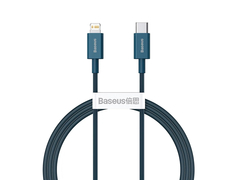CABLE BASEUS USB-C A LIGHTNING 20W 1M CATLYS-A03 AZUL