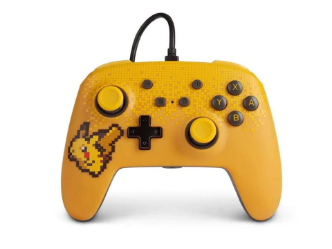 ENHANCED WIRED CONTROLLER PIXEL PIKACHU