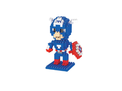 FIGURA MICRO BRICK CAPTAIN AMERICA