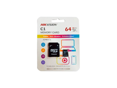 MEMORIA MICROSD HIKVISION 64GB V30 CLASE 10 CON ADAPTADOR