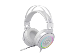 AURICULARES GAMER REDRAGON H320W LAMIA 2 WHITE RGB
