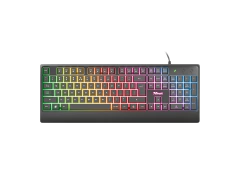 TECLADO GAMER TRUST ZIVA ILUMINADO RAINBOW USB