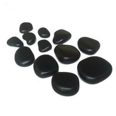 kit com 12 Pedras Vulcânicas ( Pedras quentes)