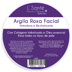 Argila Facial Roxa 120g