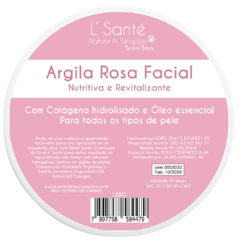 Argila Facial Rosa 120g
