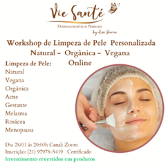 Workshop de Limpeza de pele Personalizada & Prescrição Skincare