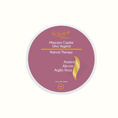 Máscara Capilar Ultra Vegetal - Argila Rosa 150g