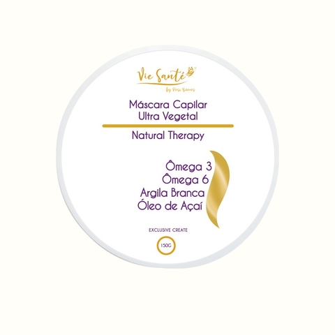 Máscara Therapy Capilar Ultra Vegetal - Argila Branca 150g - comprar online