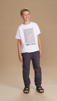 PANTALON CHARLES GRIS PLOMO - comprar online