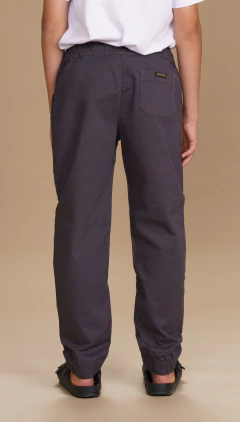 PANTALON CHARLES GRIS PLOMO - Rum Rum