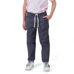 PANTALON GABARDINA LECLERC GRIS TOPO