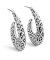 Brinco Argola com forma de gota em Prata em eletroformação - buy online