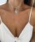 Pingente em Prata 925 Com Pedra da Lua - Gaya Pratas - Colar, Anel e Jóias Moda Praia