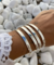 Bracelete em Prata 925 aro reto 5mm - comprar online