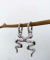 Brinco em Prata 925 Argolinha Click com Pingente Snake - buy online