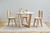 Mesa Ratona Melamina Blanca 60cm Modelo Roma - comprar online