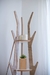 Perchero de pie Oliver en MDF y melamina Roble y Blanco - tienda online