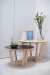 Mesa Ratona Melamina Blanca 70cm Modelo Roma - Planeta Casa