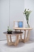 Mesa Ratona Melamina Roble 70cm Modelo Roma - Planeta Casa
