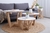 Mesa Ratona Melamina Roble 60cm Modelo Roma - Planeta Casa