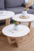 Mesa Ratona Melamina Blanca 70cm Modelo Roma en internet