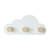 Perchero Nube 50x25cm Mdf Con Melamina