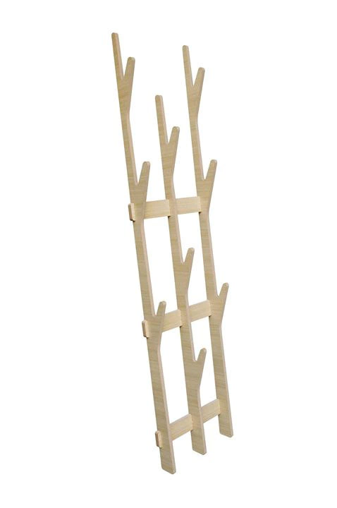 Perchero Felix Melamina Roble con 9 Ganchos