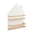 Repisa Infantil Nordica Escandinava Casita 80x60x14cm