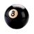 Bola 8 Negra resina