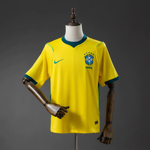 Camisa Nike Brasil Home Copa do Mundo 2026 Amarela