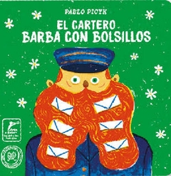 El cartero barba con bolsillos