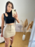 Cropped canelado - comprar online