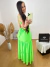 Vestido longo verde lima - Loja Espaço Fashionn
