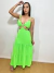 Vestido longo verde lima na internet