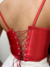 Corselete vermelho poliamida - loja online