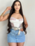 Saia jeans de strass na internet