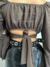 Imagem do Cropped ciganinha manga longa