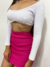 Cropped curto manga longa