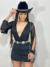 Saia de strass arrastão - Loja Espaço Fashionn
