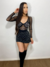 Saia de strass xadrez - comprar online