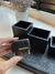 Carimbo de mesa em couro legítimo - Croco preto - comprar online