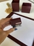 Carimbo de mesa em couro legítimo - Bordô na internet