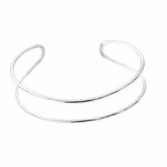 Bracelete Amaea 2 fios Regulavel Folheado a Prata na internet