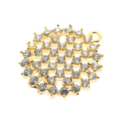 Choker Amaea Círculo Cravejado de Zircônia com Fecho Imã Folheado a Ouro 18k - Amaea Semijoias 