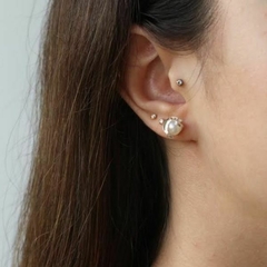 Conjunto Amaea de Pérolas Folheado a Prata - 1 Ano de Garantia no Banho na internet