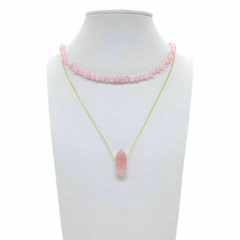 conjunto quartzo rosa