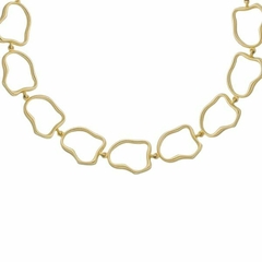 Choker Amaea Orgânica Folheado a Ouro 18k