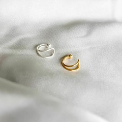 Piercing Amaea 2 Fios Folheado a Ouro 18k