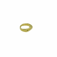 Anel Amaea Regulavel Folheado a Ouro 18k